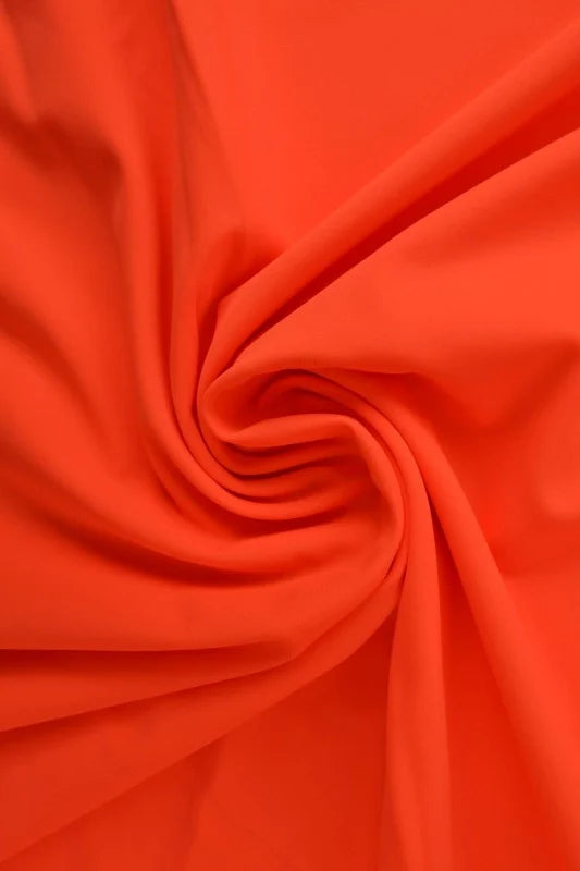 Neon orange lycra – 4-vägs stretch & snabbtorkande (bild 1 av 7)