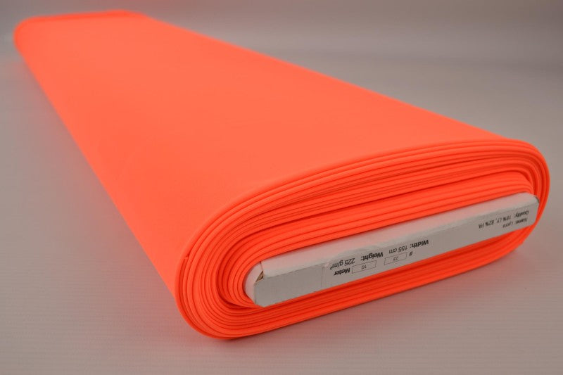 Neon orange lycra – 4-vägs stretch & snabbtorkande (bild 2 av 7)