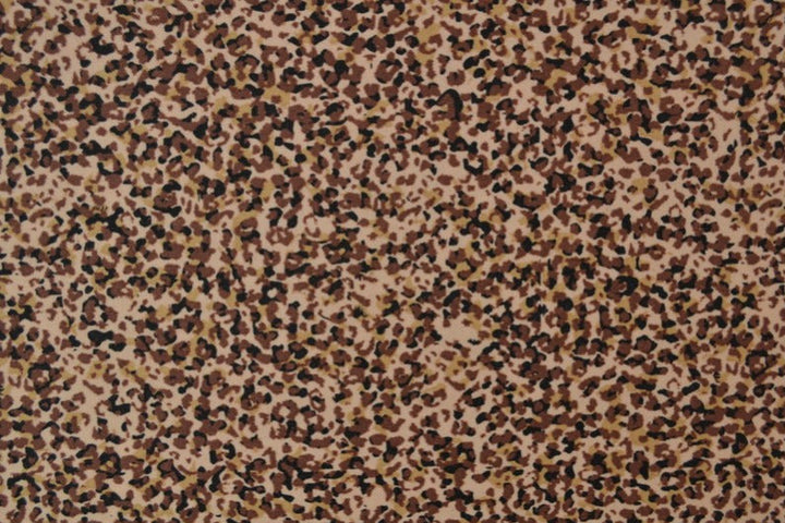 Beige lycra tyg för badkläder och sportkläder med leopardmönster (bild 2 av 3)