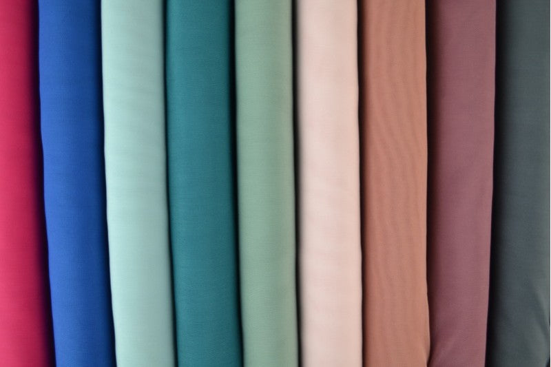NAVY LYCRAMESH – ELASTISKT NETTYG, SEMI-TRANSPARENT 4-VÄGS STRETCH