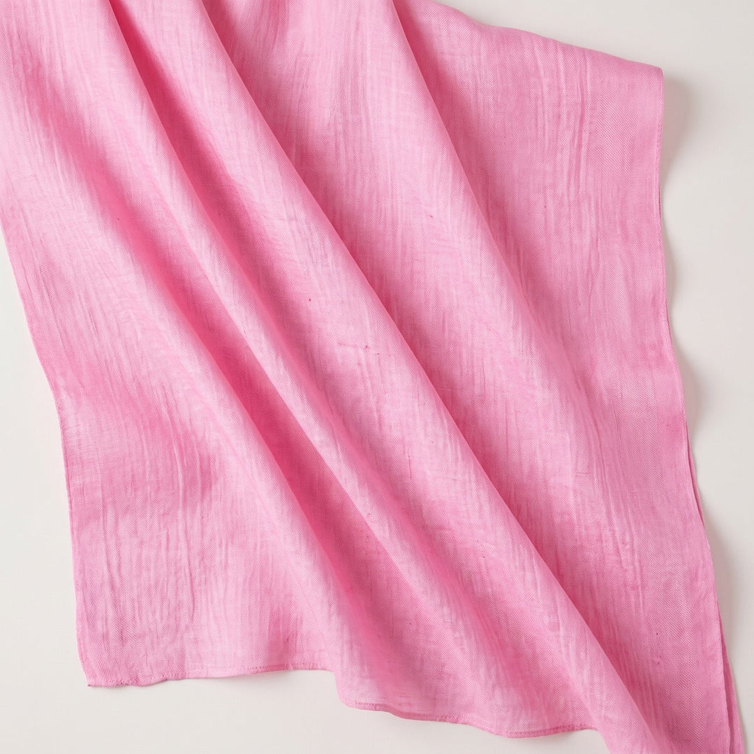 LJUSROSA SIDENCHIFFONG – LÄTT, SKIRT CHIFFONGTYG
