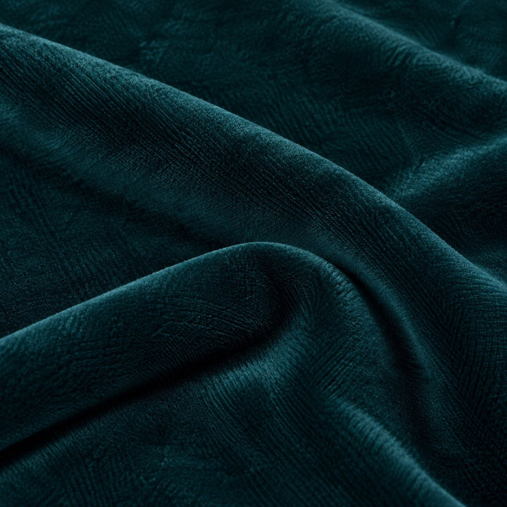 PETROLEUM MICRO VELOUR TYG (bild 3 av 3)