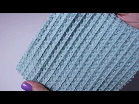 VINTAGE GRÖN VÅFFEL PIQUÉ – ABSORBERANDE & SNABBTORKANDE