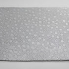 SILVER SATIN JACQUARD TYG MED PRICKAR