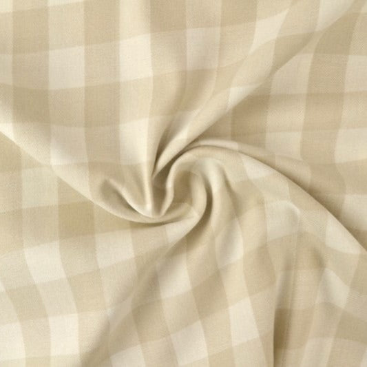Vit och beige skotskrutig flanell (bild 1 av 14)