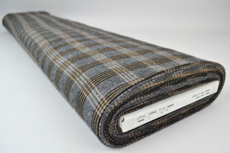Grå svart och gul skotskrutig flannel (bild 2 av 14)