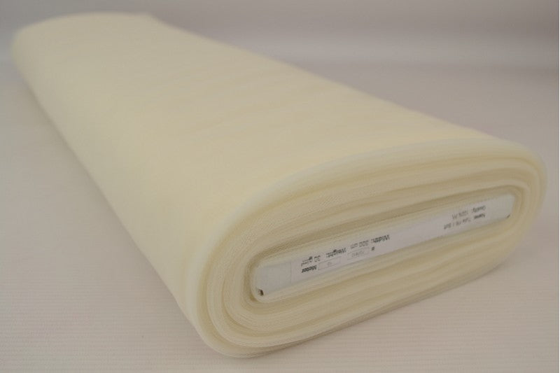 KRÄMVIT FLAMSKYDDAD MJUK TYLL – 300 CM BRED