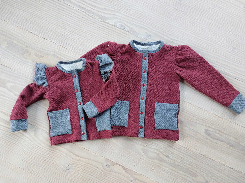 SVART TJOCK JERSEY