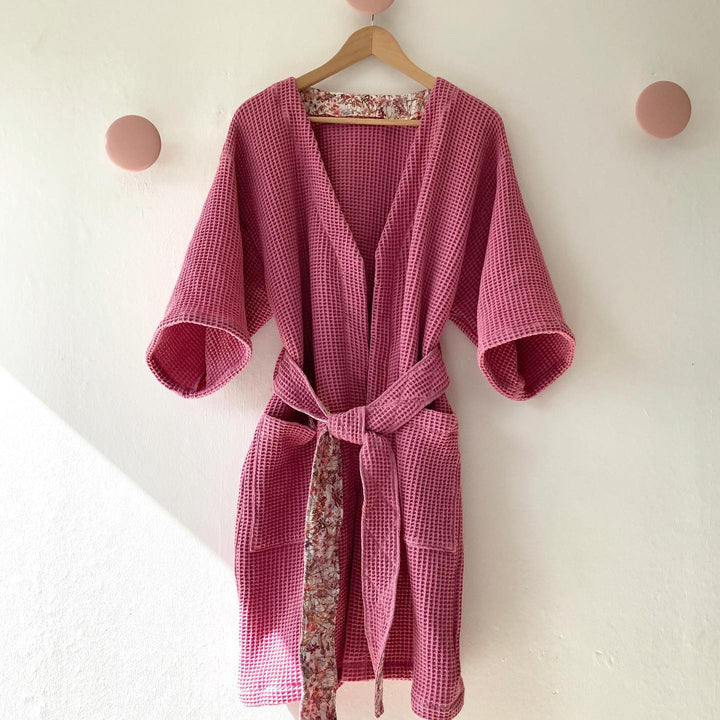 Mörk vintage våffel piqué – absorberande & snabbtorkande (bild 7 av 8)