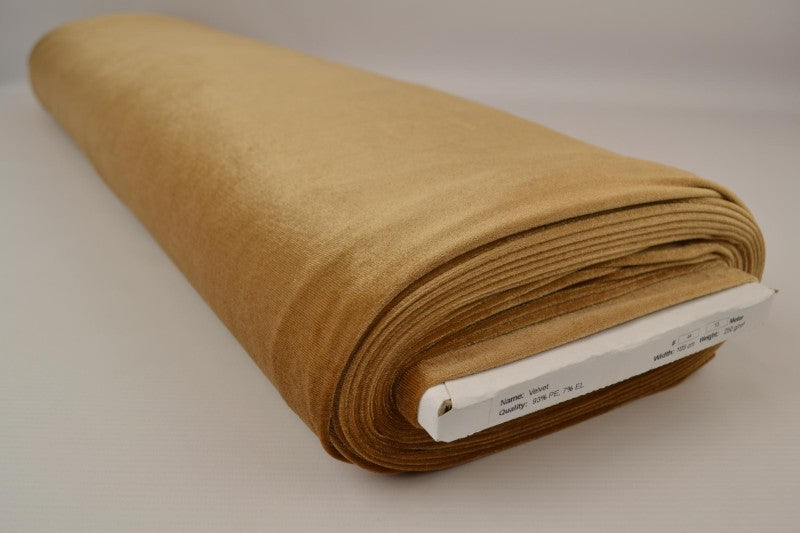 Guld velour med stretch (bild 2 av 6)