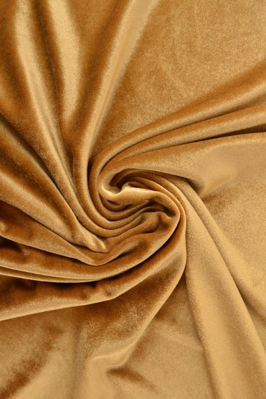Guld velour med stretch (bild 1 av 6)