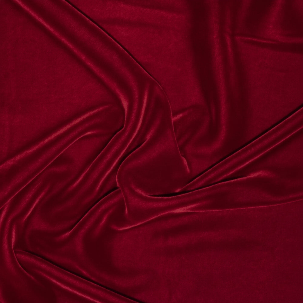 VINRÖTT MICRO VELOUR TYG (bild 2 av 3)