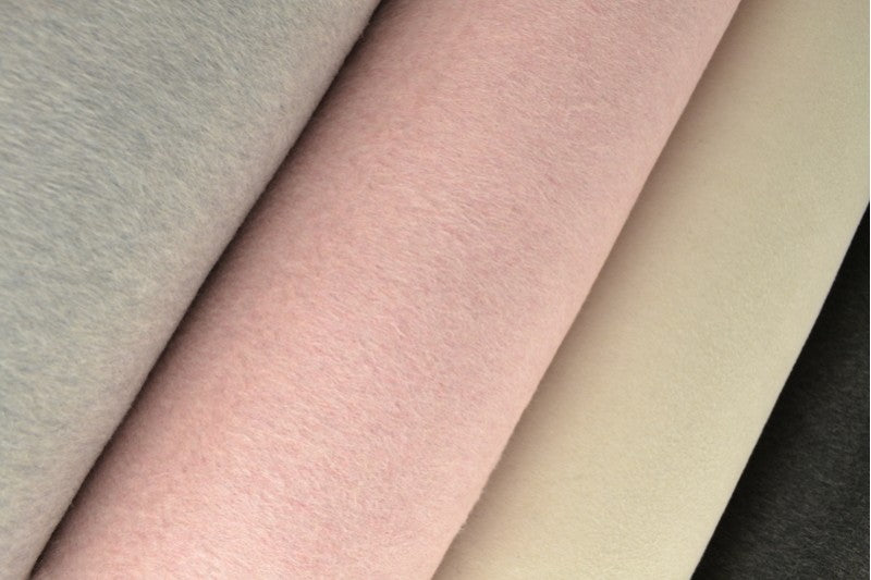 Ljusrosa tung ulltyg till rockar och jackor (bild 5 av 6)