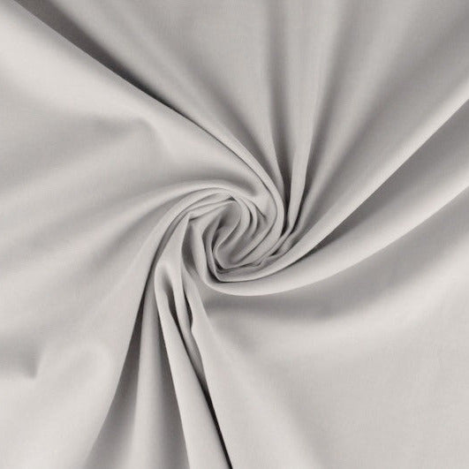 Silvergrå lätt semi transparent voile tyg i bomull (bild 1 av 6)
