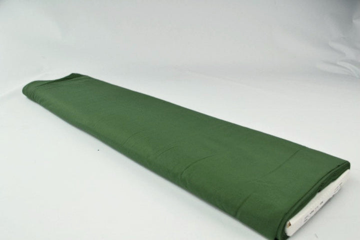 Mörkgrön lätt semi transparent voile tyg i bomull (bild 2 av 6)