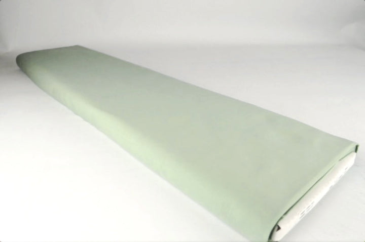 Vintage grön lätt semi transparent voile tyg i bomull (bild 2 av 6)