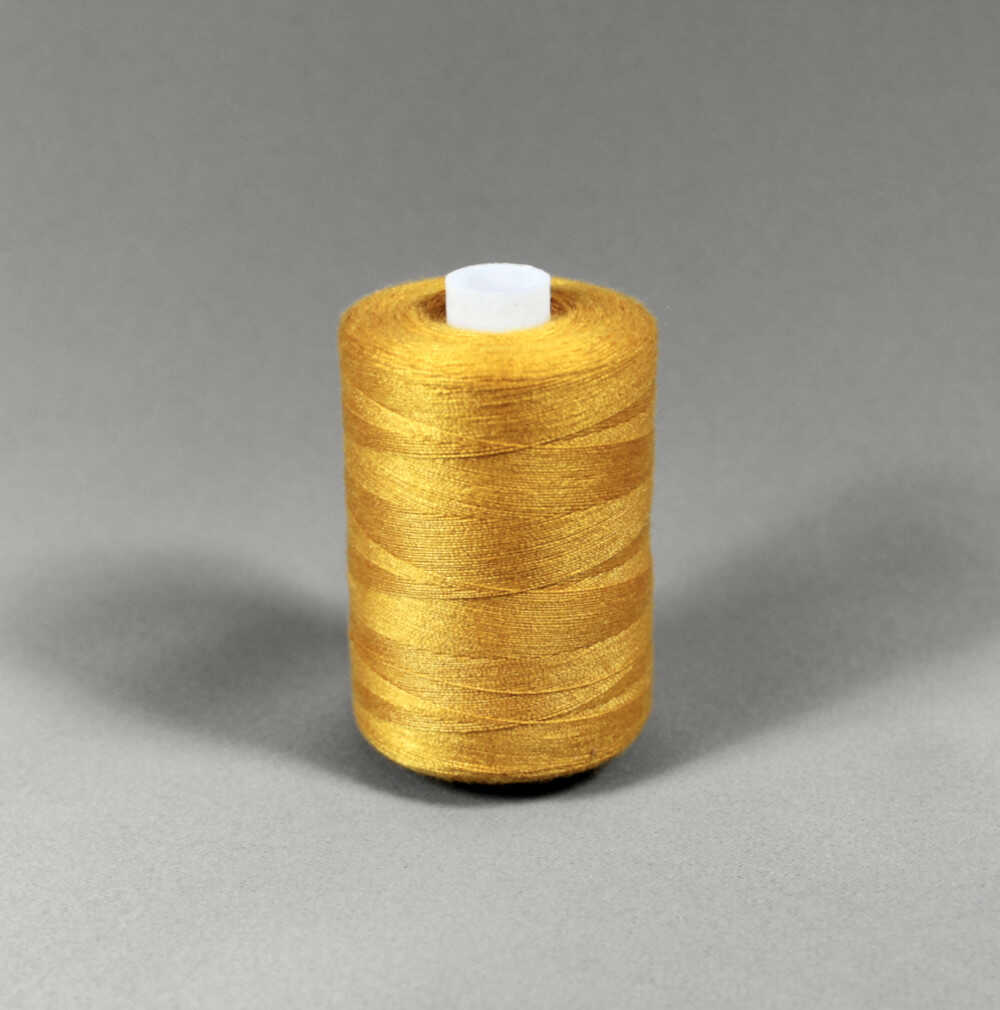 Senapsgul stark polyester sytråd (bild 1 av 3)